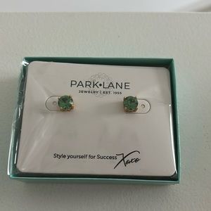 Park Lane Emerald Stud Earrings, never worn